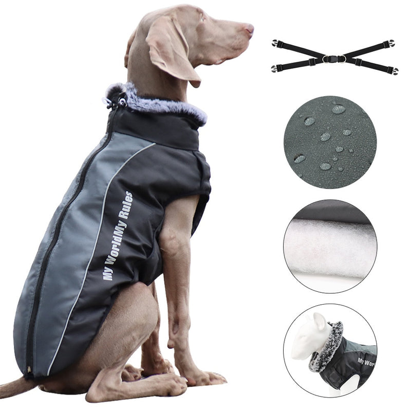 Pet Dog Clothes Waterproof Big Dog Coat