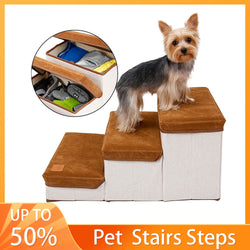 Dog Stairs Foldable Storage Pet Dog Stairs